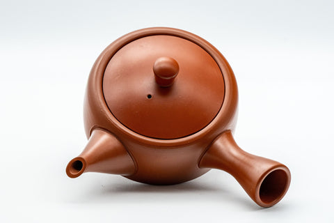 Japanese Kyusu - 玉光 Gyokko Nerikomi Striped Tokoname-yaki Debeso Teapot - 190ml