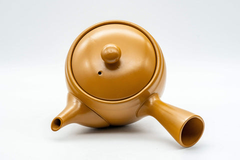 Japanese Kyusu - 富仙窯 Fusen Kiln Yellow Tokoname-yaki Teapot - 350ml