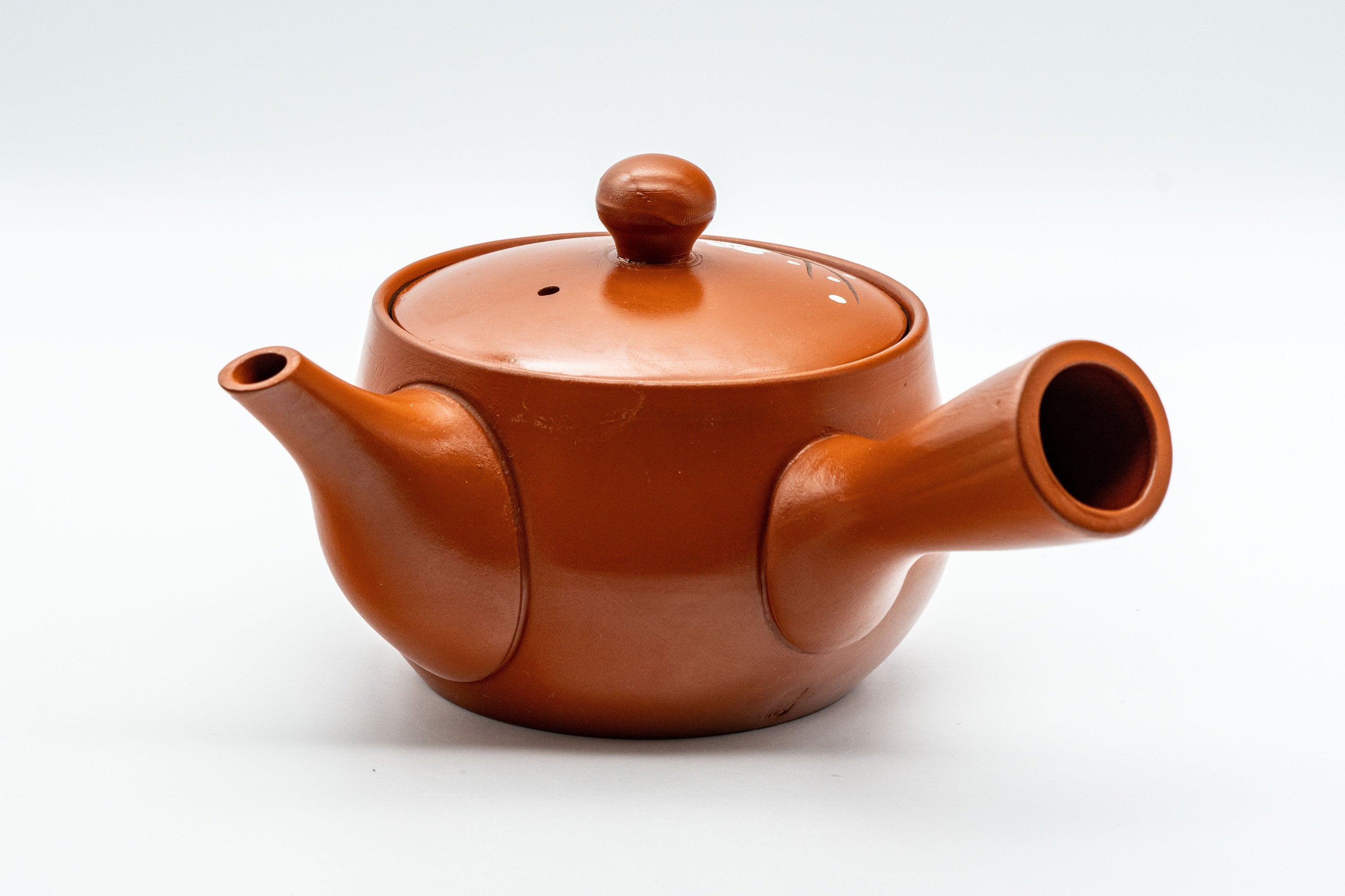 Japanese Kyusu - 義仙 Gisen Morishita Calligraphy Ume Tokoname-yaki Teapot - 300ml