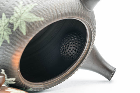 Japanese Kyusu - 玉光 Gyokko - Tochiri-style Momiji Yōhen Tokoname-yaki Debeso Teapot - 250ml