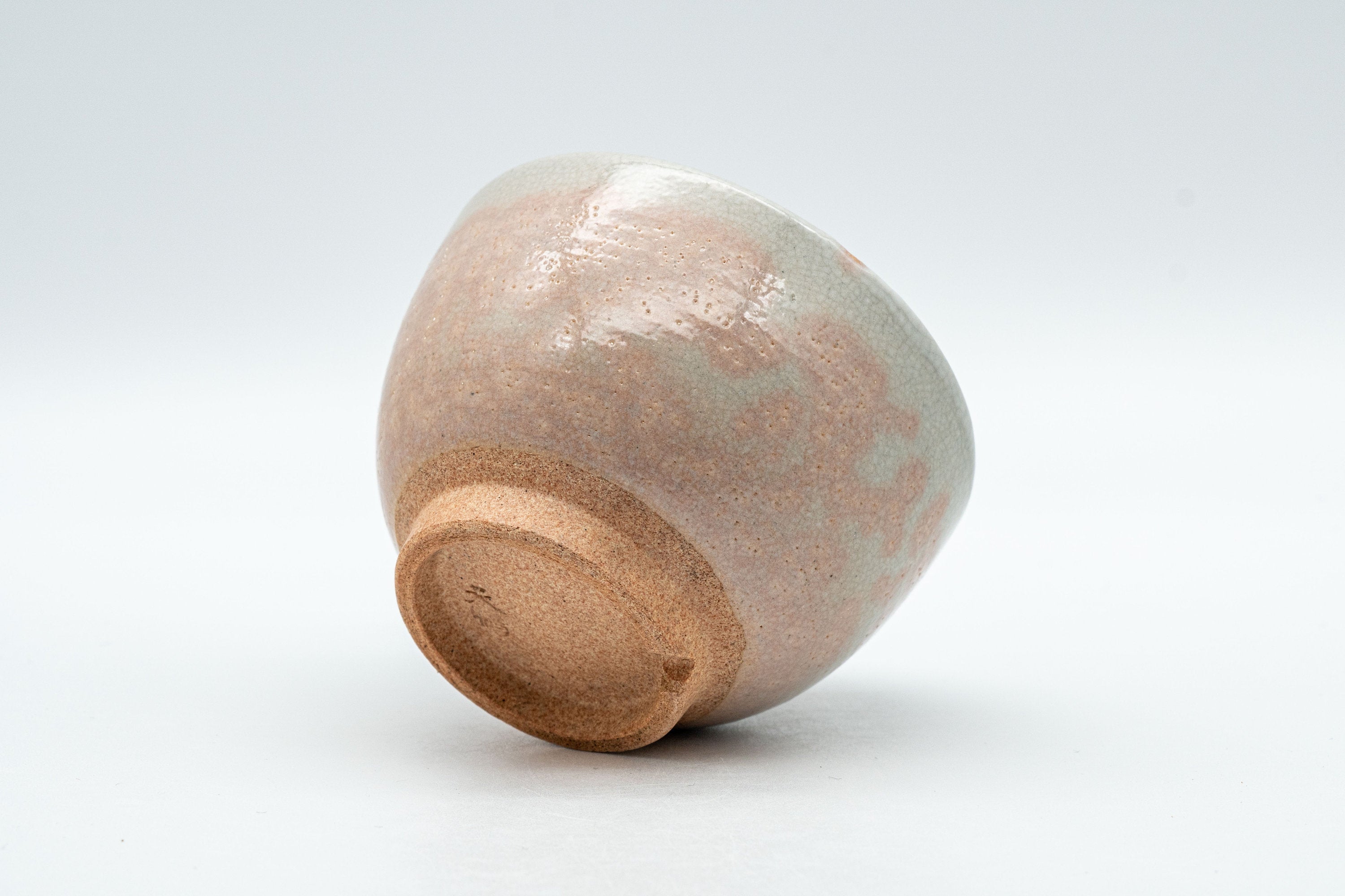 Japanese Teacup - 天鵬山 Tsubaki Kiln Gohonte Hagi-yaki Sencahwan - 80ml