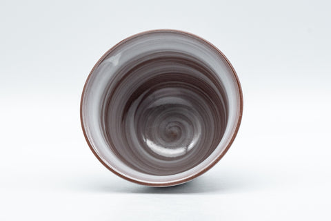 Japanese Teacup - 三陶楽 Brush Glazed Egrets Yunomi - 90ml