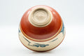 Japanese Matcha Bowl - Zuiun Wan-nari Kyo-yaki Chawan - 450ml - view of the underside showing the foot