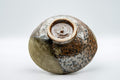 Japanese Matcha Bowl - Goma Hira-gata Shigaraki-yaki Chawan - 250ml - view of the underside showing the foot