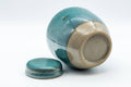 Japanese Chatsubo - Turquoise Agano-yaki Tea Jar - 400ml - Tezumi