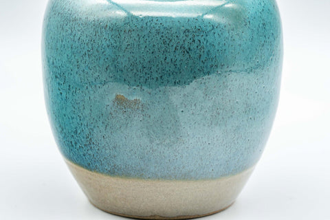 Japanese Chatsubo - Turquoise Agano-yaki Tea Jar - 400ml - Tezumi