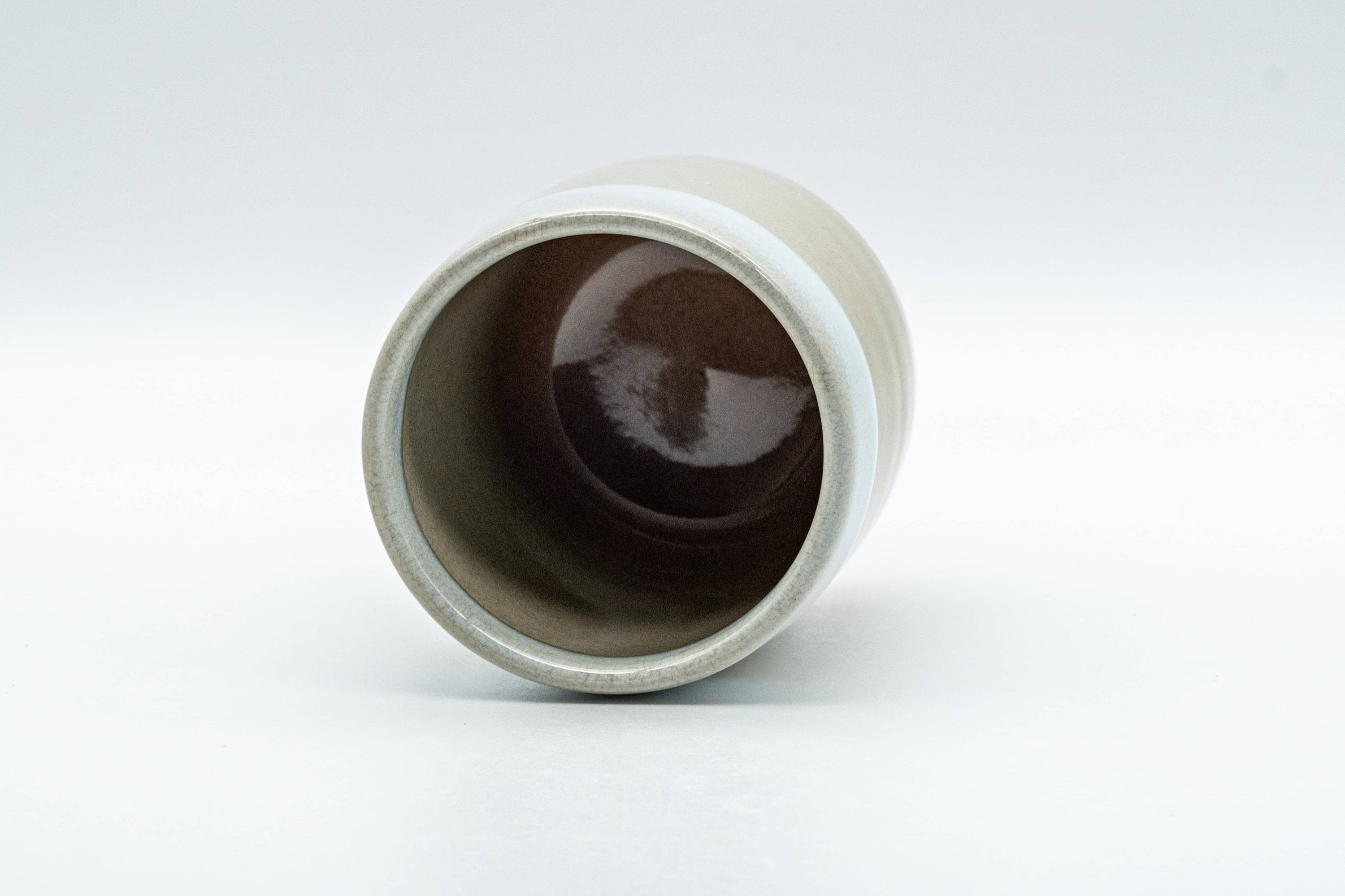 Japanese Teacup - 天鵬山 Tsubaki Kiln 椿窯 Tsutsu-gata Hagi-yaki Yunomi - 180ml