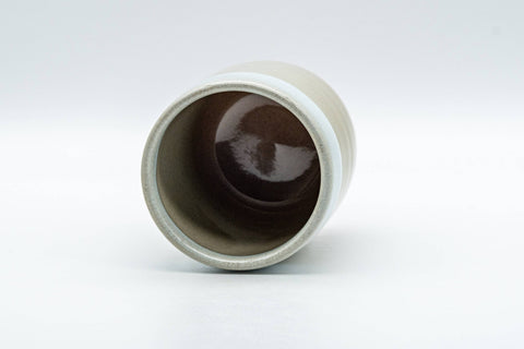 Japanese Teacup - 天鵬山 Tsubaki Kiln 椿窯 Tsutsu-gata Hagi-yaki Yunomi - 180ml