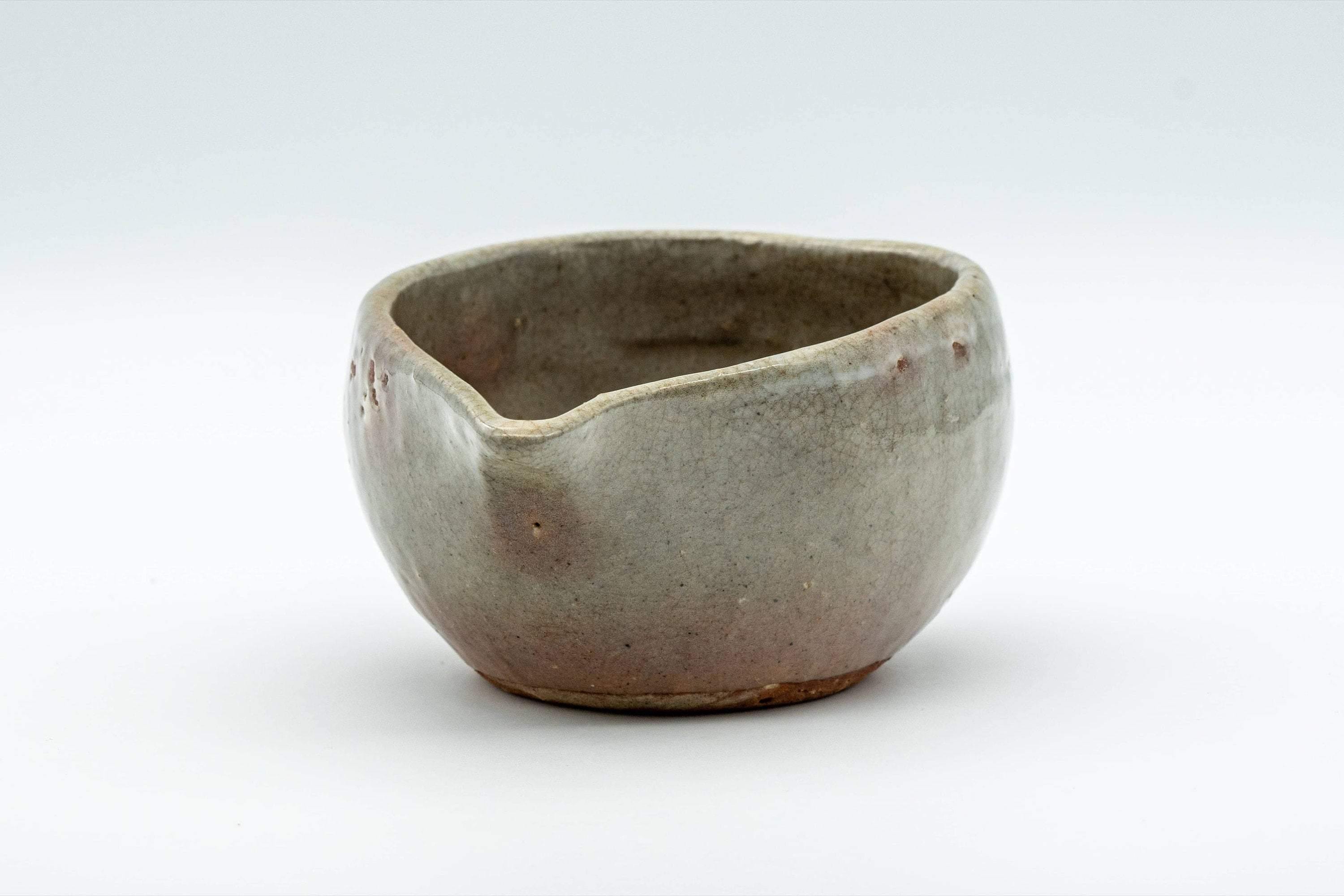 Japanese Katakuchi - Peach Spotted Grey Glazed Water Cooler - 130ml - Tezumi
