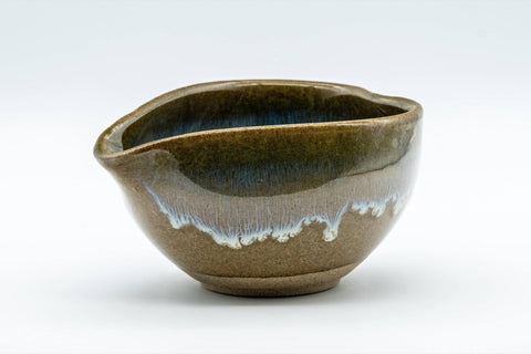 Japanese Katakuchi - Vibrant Glazed Agano-yaki Water Cooler - 150ml - Tezumi