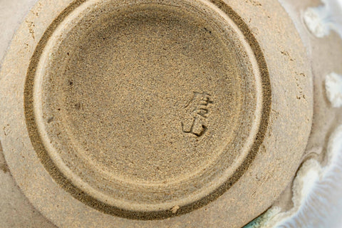 Japanese Katakuchi - Vibrant Glazed Agano-yaki Water Cooler - 150ml - Tezumi