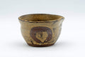 Tezumi — Japanese Katakuchi - Beige Glazed Yuzamashi Water Cooler - 140ml — three-quarter view