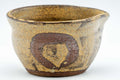 Tezumi — Japanese Katakuchi - Beige Glazed Yuzamashi Water Cooler - 140ml — closeup of the glaze