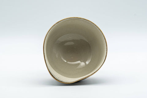 Japanese Katakuchi - 九谷焼 Floral Aochibu Kutani-yaki Porcelain Water Cooler - 100ml - Tezumi