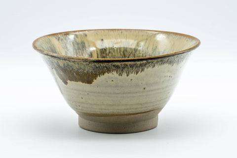 Japanese Matcha Bowl - 竜 陶 Asagao-gata Tenmoku Nagashi Glazed Chawan - 450ml