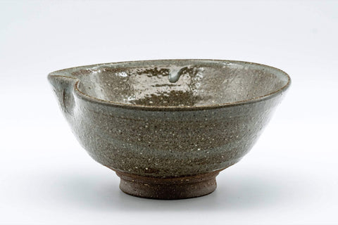 Tezumi — Japanese Matcha Bowl - Drip-Glazed Amikasa-gata Chawan - 250ml — three-quarter view
