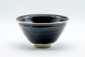 Japanese Matcha Bowl - Teiichi Oketani 定一桶谷 Black Tenmoku Kyo-yaki Chawan with Fukurin - 300ml - Tezumi