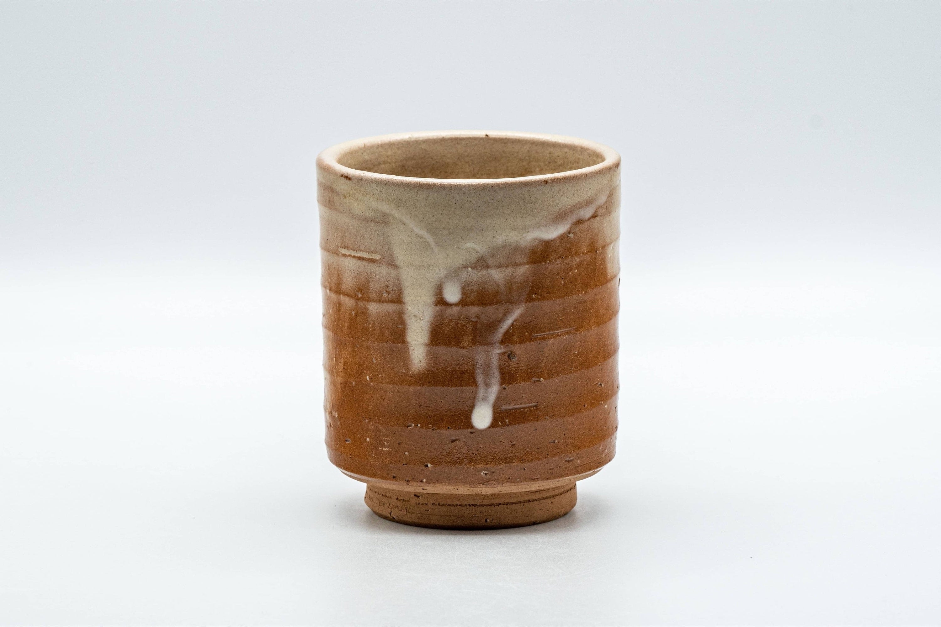 Japanese Teacup - Drip-Glazed Hagi-yaki Yunomi - 170ml