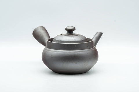 Tezumi — Japanese Kyusu - Classic Banko-yaki Teapot - 220ml — side view showing the spout