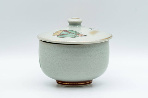 Japanese Tea Set - Kutani-yaki Teapot and Matching Lidded Cup