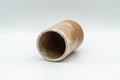 Tezumi — Japanese Teacup - Tsutsu-gata Hagi-yaki Yunomi - 85ml — three-quarter view