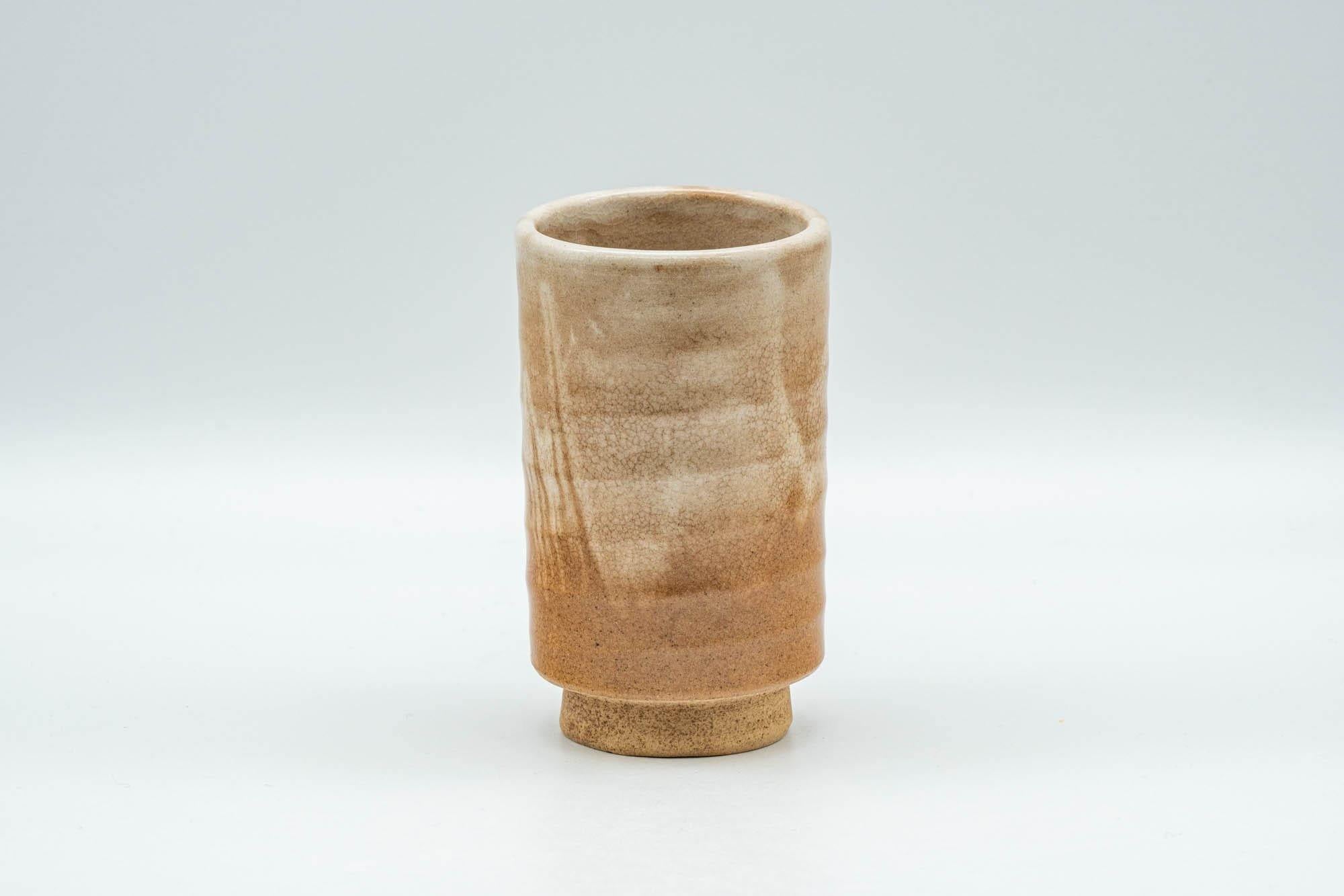 Japanese Teacup - Tsutsu-gata Hagi-yaki Yunomi - 85ml - Tezumi