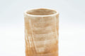 Tezumi — Japanese Teacup - Tsutsu-gata Hagi-yaki Yunomi - 85ml — tipped to show the interior