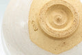 Tezumi — Japanese Teacups - Pair of White Glazed Wide Yunomi - 150ml — inverted showing the foot ring
