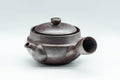 Japanese Kyusu - Sleek Banko-yaki Ceramic Filter Teapot - 200ml - Tezumi
