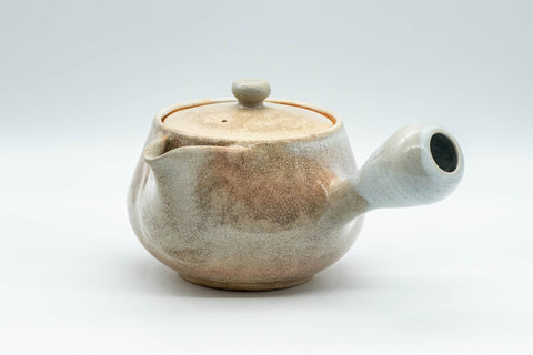 Japanese Kyusu - 天鵬山 Tsubaki Kiln Hagi-yaki Do-ake Teapot - 290ml