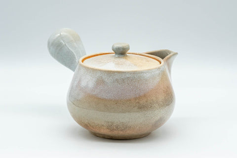 Japanese Kyusu - 天鵬山 Tsubaki Kiln Hagi-yaki Do-ake Teapot - 290ml