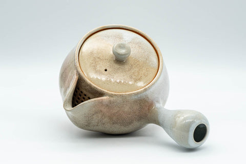 Japanese Kyusu - 天鵬山 Tsubaki Kiln Hagi-yaki Do-ake Teapot - 290ml