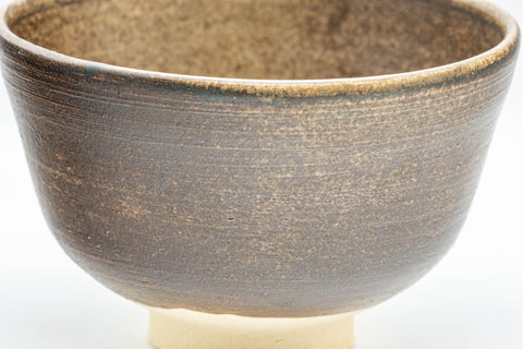 Japanese Matcha Bowl - Matte Brown Glazed Chawan - 450ml
