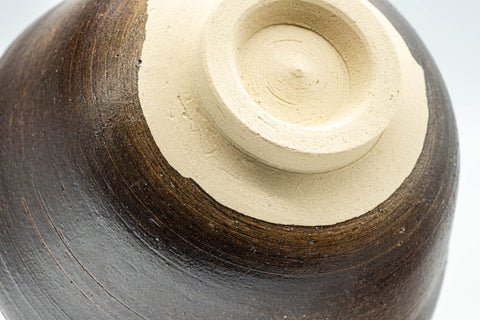 Japanese Matcha Bowl - Matte Brown Glazed Chawan - 450ml