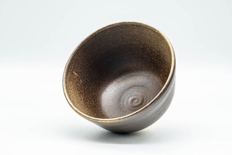 Japanese Matcha Bowl - Matte Brown Glazed Chawan - 450ml