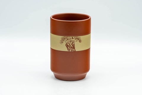 Japanese Teacup - Bamboo Decorated Tokoname-yaki Yunomi - 170ml - Tezumi