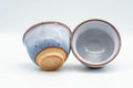 Japanese Teacups - Pair of Lavender Hagi-yaki Yunomi - 125ml - Tezumi