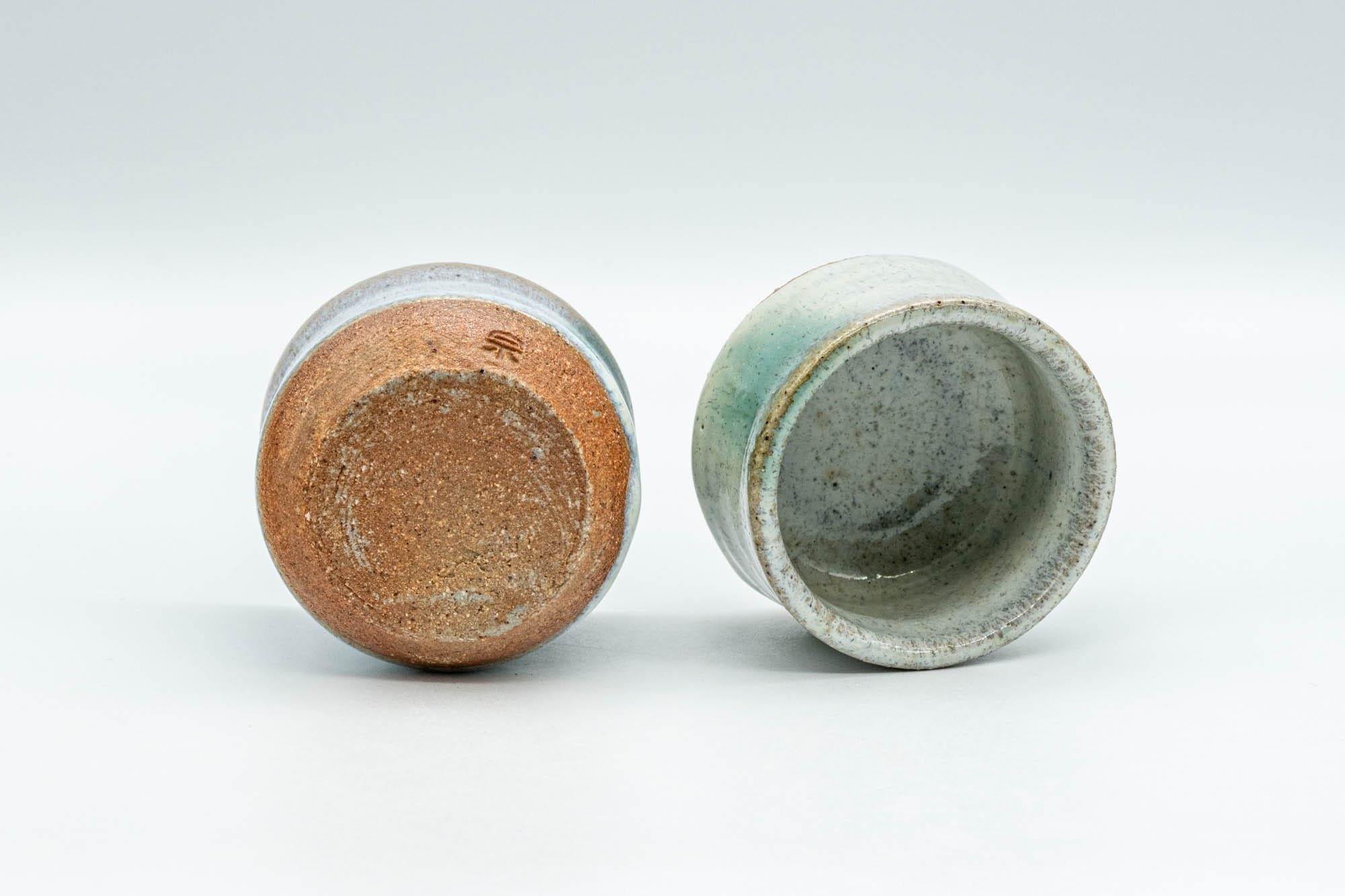 Japanese Teacups - Pair of Hare's Fur Glazed Guinomi - 40ml - Tezumi