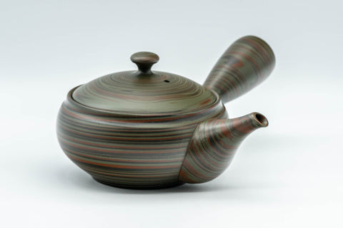 Japanese Kyusu - 雲仙窯 Unzen Kiln Nerikomi Tokoname-yaki Teapot - 200ml