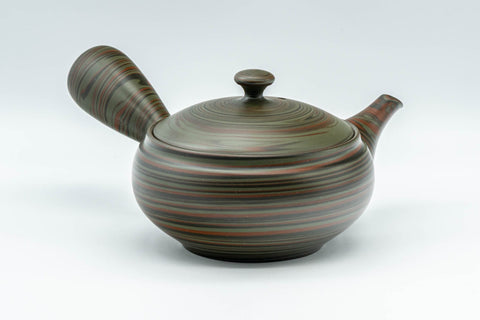 Japanese Kyusu - 雲仙窯 Unzen Kiln Nerikomi Tokoname-yaki Teapot - 200ml