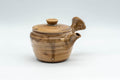 Tezumi — Japanese Kyusu - Drip-Glazed Hagi-yaki Do-ake Kyusu - 125ml — three-quarter view