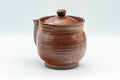 Tezumi — Japanese Houhin - Burgundy Nasu-gata Do-ake Houhin - 400ml — three-quarter view from the opposite side
