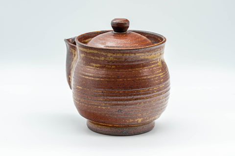 Tezumi — Japanese Houhin - Burgundy Nasu-gata Do-ake Houhin - 400ml — three-quarter view from the opposite side