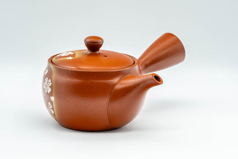 Japanese Kyusu - 常滑焼 Tokoname-yaki Basket Strainer Teapot - 300ml