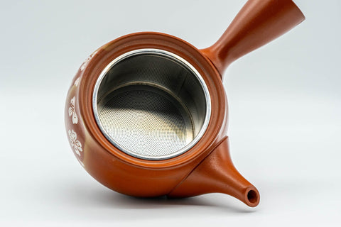 Japanese Kyusu - 常滑焼 Tokoname-yaki Basket Strainer Teapot - 300ml