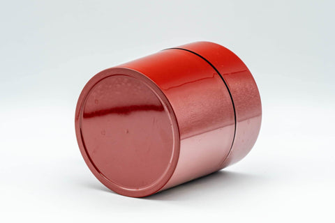 Japanese Chazutsu - Red Kanji Tea Canister - 350ml - Tezumi