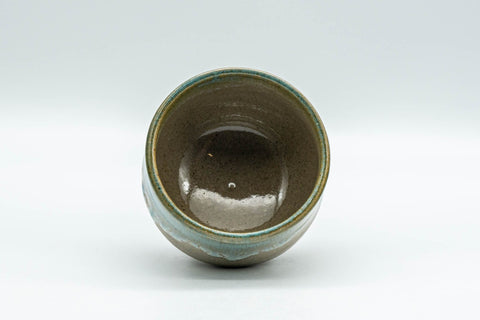 Japanese Teacup - Turquoise Glazed Agano-yaki Yunomi  - 90ml