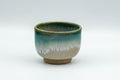 Japanese Teacup - Vibrant Agano-yaki Yunomi - 100ml - front view from another turned angle