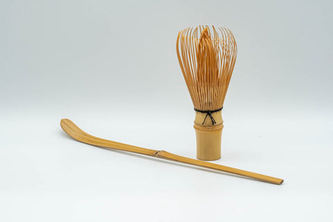 Japanese Matcha Set - 昌山 Tea Ceremony - Kyo-yaki Chawan, Furidashi, Chakindashi, Kogo, Chasen, Chashaku, and Chabako