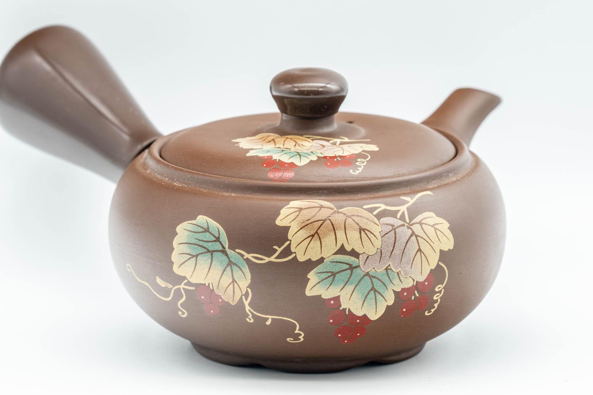 Japanese Kyusu - Autumn Leaves Banko-yaki Teapot - 290ml - Tezumi